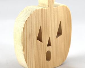 Wood Jack-O-Lantern Cutout Handmade Unfinished Unpainted, Ready To Paint Use For Toys Crafts Or Halloween Decoration