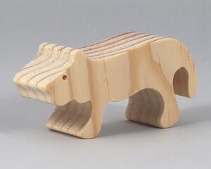 Handmade Wood Toy Lion Cutout Female Lioness Unfinished, Ready To Paint from my Itty Bitty Animal Collection