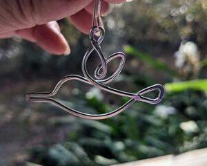 Wire Hummingbird earrings
