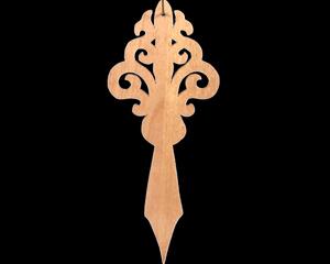 A beautiful handmade wood fretwork Christmas tree ornament in a classic Victorian icicle style. This delicate ornament is hand finished with clear shellac for a timeless look. It is the perfect addition to any Christmas tree collection.