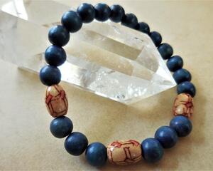 Wood Bead Stretch Bracelet