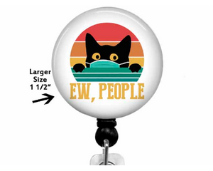 Funny Cat Badge Reel