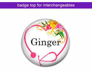 Interchangeable Velcro Badge Topper