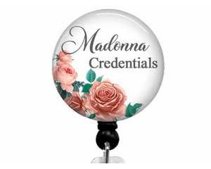 Floral Badge Reel