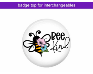 Velcro badge top for interchangeable Velcro badge reels