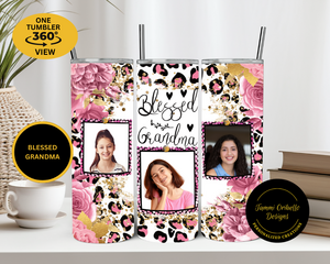 Elevate your beverage experience with our 20 oz skinny stainless steel custom tumbler. it's a keepsake photo cup,