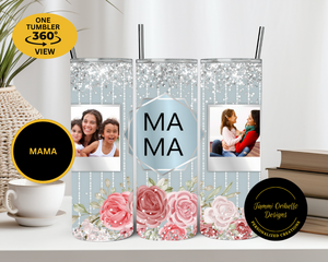 custom tumblers with lids, personalized tumblers with straw, custom tumblers with photos, 20-oz skinny tumbler, travel tumbler,, custom, stainless steel cup, personalized photo tumbler, colorful sublimation tumbler, Mother's Day gift