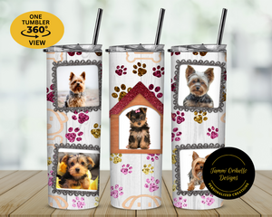 20 oz personalized photo tumbler, photo tumblers, insulated travel cup, stainless steel tumbler, pet animal lover cups, new parents gift cup, newlywed tumblers, mothers fathers day gift, anniversaries Valentine's birthday present, vacation  camping tumbler
