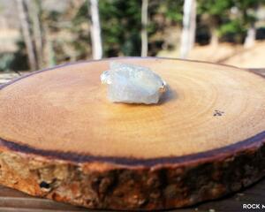 Natural Raw Labradorite Wire Wrapped Ring by Rock My Zen