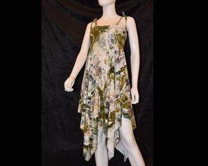 Women's Festival Skirt/Dress - XL - Geode Pattern