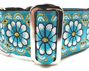 satin lined wide buckle dog collar or wide martingale dog collar for large dog