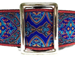 satin lined wide buckle dog collar or wide martingale dog collar for large dog