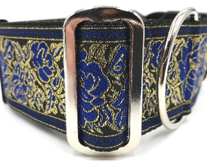 satin lined wide buckle dog collar or wide martingale dog collar for large dog