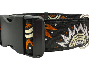 satin lined wide buckle dog collar or wide martingale dog collar for large dog