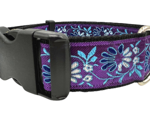 satin lined wide buckle dog collar or wide martingale dog collar for large dog