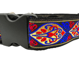 satin lined wide buckle dog collar or wide martingale dog collar for large dog