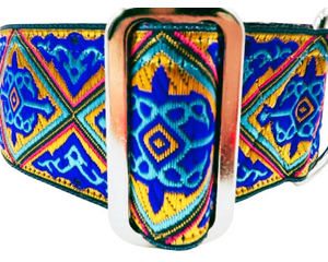 satin lined wide dog collar for large dog