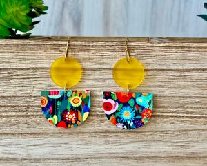 Boho Geometric Drop Earrings