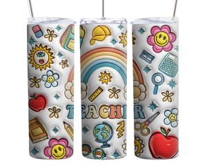 Teacher Gift 20oz Tumbler Inspire Me Positive