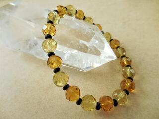 Citrine and Topaz Bracelet
