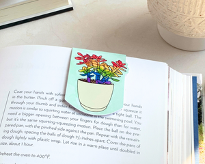 Rainbow Jade Plant Magnetic Bookmark