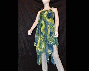 Women's Festival Skirt/Dress - M - Geode Pattern