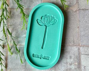 Engraved trinket tray