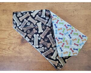 Over the Collar Reversible Dog Bandana - Dog Biscuits and  Bones