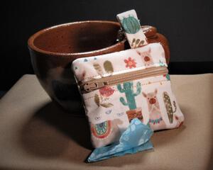 No prob Llama dog poop bag holder hand made in USA by A Fur Baby Favorite