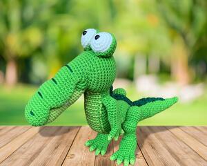 crochet crocodile, stuffed animal, alligator, handmade toys, nursery decor, crochet alligator, crocodile figurine, miniature alligator, alligator figurine