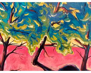 "Trio" Original Chris Wakefield Painting On Canvas 