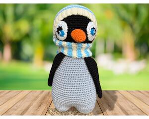 crochet penguin plush, mini toy, amigurumi plush toy, crochet animal,  handmade penguin, stuffed animal toy, miniature penguin, baby shower gift