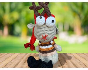 miniature reindeer, small reindeer, crochet a reindeer, crochet rudolph, raindeer crochet, amigurumi reindeer, amigurumi rudolf, crochet amigurumi reindeer, crochet mini reindeer, crochet reindeer amigurumi, easy crochet reindeer handcrafted reindeer