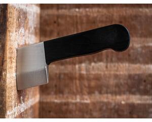 horror decor wooden wall-mount knife hook set hanging on wall