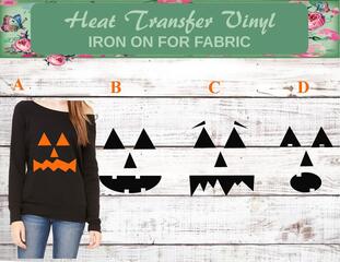 halloween pumpkin shirt decals