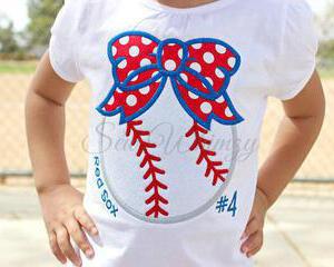 Baseball Bow Girl shirt