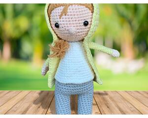 Tiny crochet Thunberg, Greta Thunberg for sale, stuffed Thunberg, Greta Thunberg stuffed doll, small Thunberg crochet, small Thunberg amigurumi, small crochet Thunberg, mini Greta crochet, mini Thunberg amigurumi, Greta Thunberg crochet, Thunberg crochet amigurumi