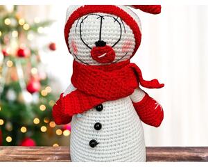 mini snowman figurines, frosty snowman plush, christmas snowman figurines, stuffed toy snowman, miniature snowman figurines, snowman cuddly toy, christmas crochet snowman, christmas snowman doll, crochet amigurumi snowman