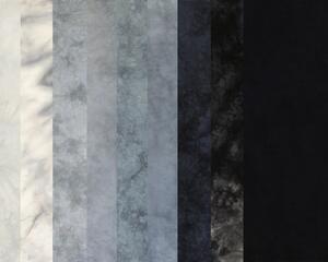 gray stash bundle of hand dyed quilting cotton