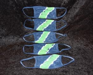 Cotton tie dye face mask