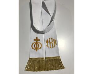 Personalized Officiant gift, monogrammed officiant gift, wedding officiant clergy stole, ceremony celebrant gift