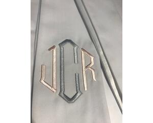 Monogrammed clergy stole, monogrammed clergy gift, personalized officiant gift, personalized celebrant gift