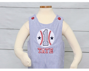 First Birthday Outfit for Baby Boy, Baseball Birthday