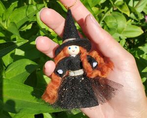 Halloween witch tree ornament