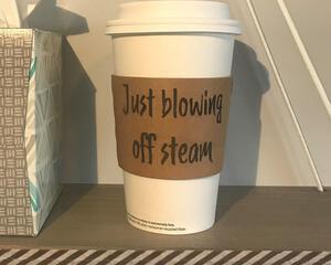 Coffee drink sleeve coozie