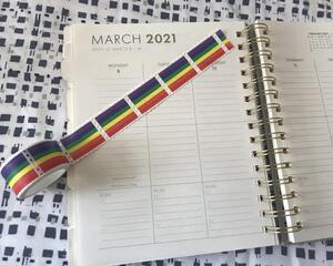 Gay pride flag stamp washi tape