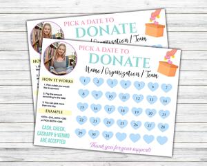 Nonprofit Charity Event Donation Calendar