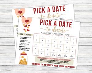 Editable All Purpose Donation Calendar PDF