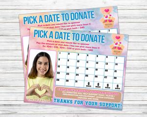 Printable Fundraising Calendar for Any Event