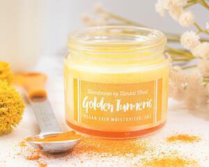 vegan turmeric cream body butter moisturizer lotion balm zero waste sustainable eco friendly skincare organic cocoa butter